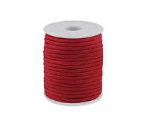cyclingcolors 1x Cuerda Cordón 4 mm 25 m Polipropileno Decoración Artesanía Bricolaje hogar Plantas Crochet Joyas Cordel Bolso, Rojo Fresa