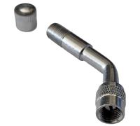 cyclingcolors 1x extensión Codo válvula Schrader Coche Moto Bicicleta Scooter inflador ángulo 45 Grados