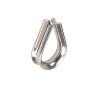 cyclingcolors 1x Guardacabos de Acero Inoxidable A4 Dedales para Cuerda Cable Metalico Abrazaderas Tendedero Cuerda Construcción Náutico, 12mm