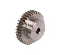 cyclingcolors 1x Piñón Engranaje de módulos con buje 19 dents Módulo 2 Acero C45 Engranaje Transmisión Herramientas industriales