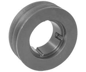 cyclingcolors 1x Polea con orificio Taperlock para correa trapezoidal 2 canal A SPA AVX13 Diámetro exterior 205,5 mm Diámetro de paso 200 mm Hierro fundido Maquinaria de construcción forestal agrícola