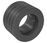 cyclingcolors 1x Polea con orificio Taperlock para correa trapezoidal 4 canal A SPA AVX13 Diámetro exterior 155,5 mm Diámetro de paso 150 mm Hierro fundido Maquinaria de construcción forestal agrícola