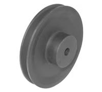 cyclingcolors 1x Polea para correa trapezoidal 1 canal Z o SPZ Diámetro exterior 129 mm Diámetro de paso 125 mm Hierro fundido Maquinaria de construcción explotación forestal agrícola