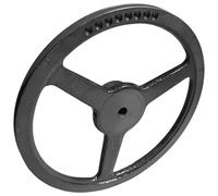 cyclingcolors 1x Polea para correa trapezoidal 1 canal Z o SPZ Diámetro exterior 284 mm Diámetro de paso 280 mm Hierro fundido Maquinaria de construcción explotación forestal agrícola