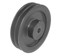 cyclingcolors 1x Polea para correa trapezoidal 2 canal A o SPA Diámetro exterior 61.50 mm Diámetro de paso 56 mm Hierro fundido Maquinaria de construcción explotación forestal agrícola