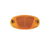 cyclingcolors 1x Reflectores radios Bicicleta Naranja 60mm Reflectantes Rueda Delantera y Trasera