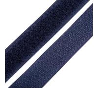 cyclingcolors 1x Rollo de scratch hook loop gancho cinta 20 mm 25 metros auto agarre organizador sujetacables tira enganche bolsa prenda correa poliamida, Azul París