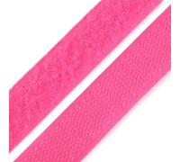 cyclingcolors 1x Rollo de scratch hook loop gancho cinta 20 mm 25 metros auto agarre organizador sujetacables tira enganche bolsa prenda correa poliamida, Rosa