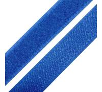cyclingcolors 1x Rollo de scratch hook loop gancho cinta 20 mm 25 metros auto agarre organizador sujetacables tira enganche bolsa prenda correa poliamida, Azul rey