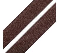 cyclingcolors 1x Rollo de scratch hook loop gancho cinta 20 mm 25 metros auto agarre organizador sujetacables tira enganche bolsa prenda correa poliamida, Marrón