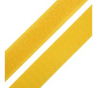cyclingcolors 1x Rollo de scratch hook loop gancho cinta 20 mm 25 metros auto agarre organizador sujetacables tira enganche bolsa prenda correa poliamida, Mostaza