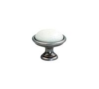 cyclingcolors 1x Tirador de cajón porcelana cerámica 34 mm mueble vintage estilo antiguo pomo puerta cómoda armario casa con tornillo