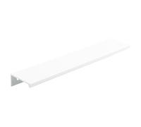 cyclingcolors 1x Tirador mueble perfil Lucata aluminio 116 mm estilo moderno acabado blanco mate para cajón armario puerta cocina dormitorio herrajes