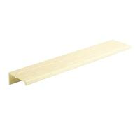 cyclingcolors 1x Tirador mueble perfil Lucata aluminio 116 mm estilo moderno acabado dorado cepillado para cajón armario puerta cocina dormitorio herrajes