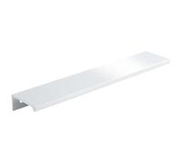 cyclingcolors 1x Tirador mueble perfil Lucata aluminio 84 mm estilo moderno acabado cromo para cajón armario puerta cocina dormitorio herrajes