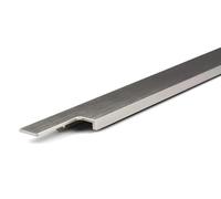 cyclingcolors 1x Tirador mueble perfil Ramara aluminio 196 mm estilo moderno acabado efecto inox para cajón armario puerta cocina dormitorio herrajes