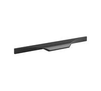 cyclingcolors 1x Tirador mueble perfil Tende aluminio 396 mm estilo moderno acabado negro mate para cajón armario puerta cocina dormitorio herrajes