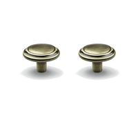cyclingcolors 2 botones de cajón acabado bronce latón 20 mm muebles antiguos estilo puerta manija cómoda armario casa atornillada