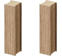 cyclingcolors 2 Listones de zócalo de Roble, Relleno para Muebles, pie de Cocina de Madera, Montaje de Paneles, herrajes