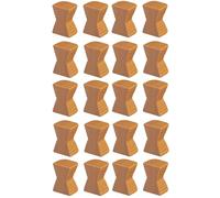 cyclingcolors - 20 Unidades de zócalos de 6 mm para Marcos de Puertas, Ventanas y ventanales, Color marrón, para Muebles de Cocina