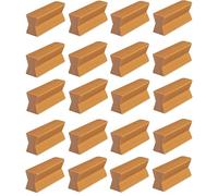 cyclingcolors - 20 zócalos de 25 mm para Marco de Puerta, Ventana, Ventana salediza, Muebles de Cocina marrón