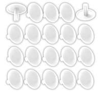 cyclingcolors 20x Capuchón cubierta tornillo embellecedores blanco 2.5x10x5mm tapones tapón tapas plastico PZ