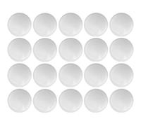 cyclingcolors 20x Capuchón para Tornillo Torx embellecedores Tornillos Tapones tapón plastico, Blanco (Bílá)