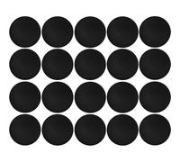 cyclingcolors 20x Capuchón para Tornillo Torx embellecedores Tornillos Tapones tapón plastico, Negro (Černá)