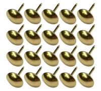 cyclingcolors 20x clavos tachuelas para tapicería 9mm dorado dorado decoración sofá sillón cama silla renovación, acabado latón