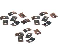 cyclingcolors 20x Clip de Resorte portaplacas Portamatriculas para matrícula de Motocicleta Scooter ciclomotor