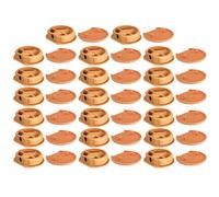 cyclingcolors 20x Conector Muebles para caravanas Ø 26mm ideal para barcos camiones convertidos autocaravanas, gorra beige RAL 1011