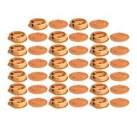 cyclingcolors 20x Conector Muebles para caravanas Ø 26mm ideal para barcos camiones convertidos autocaravanas, gorra redonda beige RAL 1011