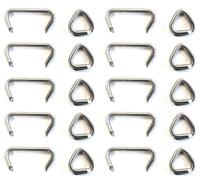 cyclingcolors 20x Grapa de Acero, Conector, fijación, engarce, Tela, Muebles, Cama, sillón, Asiento, sofá