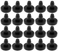 cyclingcolors 20x Tapas CAPUCHON embellecedor Negro Ø16mm x 6.5 plástico Muebles Capuchón Tapones tapón Tape inserción Tapa