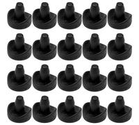 cyclingcolors 20x Tope para Tubo Redondo Protectores Tapas Negro Ø16mm x 6.5 plástico Muebles capuchón Tapones tapón Tape inserción