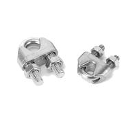 cyclingcolors 2x Abrazaderas de Cable Clips de Alambre de Acero Galvanizado Conector Herramientas de Manipulación Bricolaje, 5/8" (15,88mm)