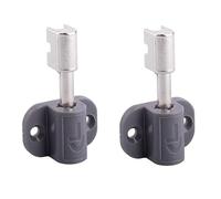 cyclingcolors 2x Adaptador de cerradura de pestillo para puertas montadas en muebles