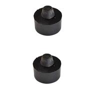 cyclingcolors 2x almohadilla de caballete, tapa final, tope, protector, compatible con motocicletas, scooters y ciclomotores MBK booster yamaha BW's diamètre 25mm