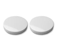 cyclingcolors 2X Almohadillas Antideslizante antivibración autoadhesiva 50 mm patín Patines Protectores Silicona pies Muebles electrónico, Blanco