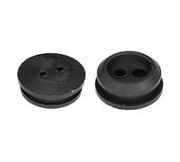 cyclingcolors 2x Arandelas Ojales Tapónde Goma Manguera Tubo Gasolina Tanque Universal Cortacéspedes Cortador, Ø24mm 2 orificio