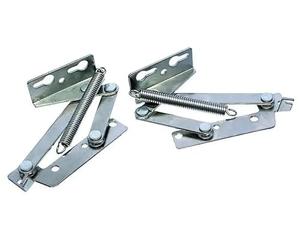 cyclingcolors 2x Bisagra articulada de resorte Muelle muebles Mecanismo de Elevación puertas Soporte de apertura mesa arcon abatible Plateado