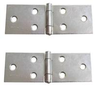 cyclingcolors 2x bisagras puertas madera muebles pequeñas acero plateado conectores cierre, 100x32mm