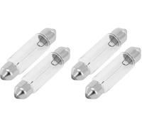 cyclingcolors 2x Bombilla 6V 10W 11 x 44 mm SV8.5 festón lámpara coche faro plafon retrovisore salpicadero techo (Paquete de 2)