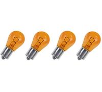 cyclingcolors 2x bombillas 12V 10W BAU15S naranja intermitentes coche moto (Paquete de 2)