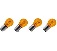 cyclingcolors 2x bombillas 12V 21/5W BAY15D naranja intermitentes coche moto (Paquete de 2)