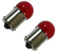 cyclingcolors 2x bombillas 12V 21W BA15S rojo moto ciclomotore coche