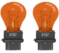 cyclingcolors 2x bombillas 3157 12V P27/7W W2.5x16q 32/3CP S25q naranja lampara Coche americano y asiático