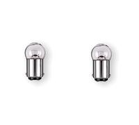 cyclingcolors 2x bombillas BA15d 15W 18x35 6V lampara coche moto ciclomotore camión furgoneta tractor