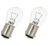 cyclingcolors 2x bombillas BA15D 15W 6V lampara coche moto ciclomotore camión furgoneta tractor