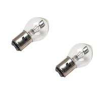 cyclingcolors 2x bombillas BA20D 24V 35/35W lampara coche moto ciclomotore camión furgoneta tractor